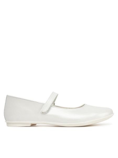 Primigi Baleriny 7927800 M Biały. Białe baleriny dziewczęce Primigi, bez wzorów, ze skóry, bez zapięcia. Za 189.99 zł.