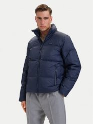 Calvin Klein Kurtka puchowa LV04LH502G Granatowy Regular Fit. Niebieskie kurtki męskie Calvin Klein, m, bez wzorów, z puchu, bez kaptura. Za 1,099.00 zł.