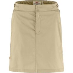 Spódnica Fjall Raven Abisko Hike Skort W Damskie. Brązowe spódnice damskie Fjällräven, s, bez wzorów, z bawełny, mini, dopasowane. Za 644.99 zł.