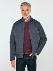 Kurtka męska typu harrington ze stójką granatowa edmonti 403. Niebieskie kurtki męskie Big Star, l, z aplikacjami, z jeansu, klasyczne, bez kaptura. Za 399.99 zł.