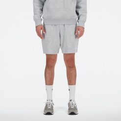 Spodenki męskie New Balance MS41520AG – szare. Szare szorty męskie New Balance, l, bez wzorów, z bawełny, klasyczne. Za 199.99 zł.