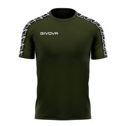 Givova Męska Koszulka Sportowa z Bawełny w Kolorze Zielonym 2XL. Zielone koszulki sportowe męskie Givova, m, bez wzorów, z bawełny, bez kołnierzyka, bez ramiączek. Za 83.01 zł.