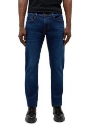 Męskie Spodnie jeansowe Mustang Style Oregon Slim Denim Blue 1015123 5000 803. Niebieskie spodnie materiałowe męskie Mustang, l, bez wzorów, z denimu. Za 219.99 zł.