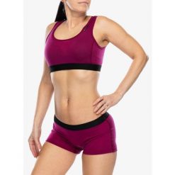 Biustonosz termoaktywny Sensor Merino Active Bra. Fioletowe bielizna termoaktywna damska Sensor, s, bez wzorów, bez ramiączek. Za 139.99 zł.