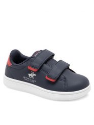 Beverly Hills Polo Club Sneakersy V12-761(III)CH Granatowy. Niebieskie buty sportowe chłopięce Beverly Hills Polo Club, bez wzorów, z syntetyku, bez zapięcia. Za 119.99 zł.