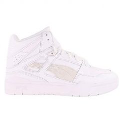 Buty do chodzenia męskie Puma Slipstream Invdr. Białe buty sportowe męskie Puma, z materiału, eleganckie, przed kolano, bez zapięcia. Za 524.00 zł.