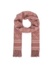 Guess Szalik AW5665 POL03 Różowy. Czerwone czapki i kapelusze damskie Guess, z aplikacjami, z poliesteru. Za 194.99 zł.
