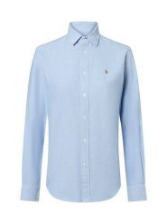 Polo Ralph Lauren Damska bluzka koszulowa Kobiety Bawełna niebieski marmurkowy, 36. Niebieskie bluzki damskie Polo Ralph Lauren, bez wzorów, z bawełny, klasyczne, bez kołnierzyka, bez ramiączek. Za 659.95 zł.