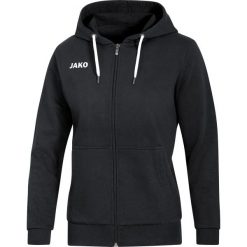 Kurtka Jako femme à capuche Base. Czarne kurtki sportowe damskie Jako, m, bez wzorów, z bawełny, z kapturem. Za 276.45 zł.