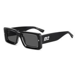 Okulary przeciwsłoneczne męskie DSQUARED2 D2 0142/S 08A, rozmiar 52 mm. Czarne okulary przeciwsłoneczne męskie Dsquared. W wyprzedaży za 1,159.50 zł.