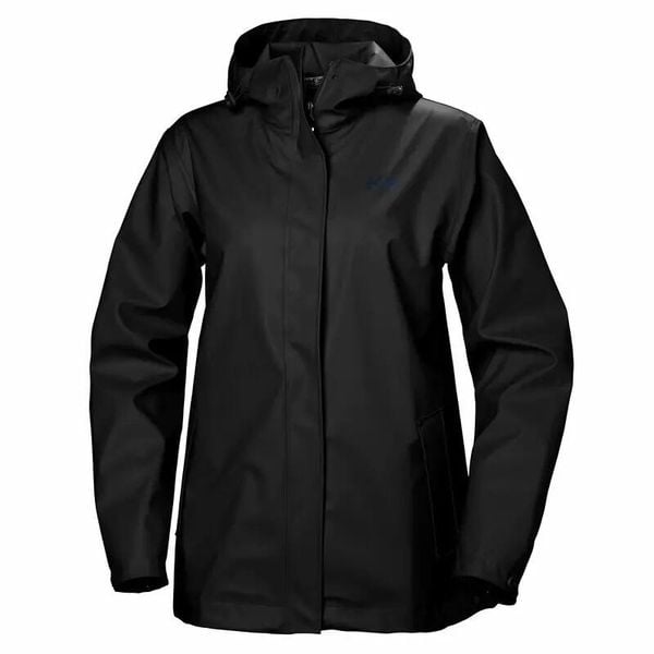 Damska kurtka wodoodporna Helly Hansen moss. Czarne kurtki damskie Helly Hansen, l, bez wzorów, z włókna, bez kaptura. Za 406.75 zł.