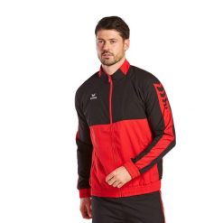 Kurtka z dresu Erima Six Wings. Czarne kurtki męskie Erima, bez wzorów, z dresówki, eleganckie, bez kaptura. Za 245.00 zł.