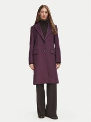 BOSS Płaszcz wełniany Classin1 50574982 Fioletowy Regular Fit. Fioletowe płaszcze damskie Boss, na zimę, bez wzorów, z wełny, bez kaptura. Za 2,399.00 zł.