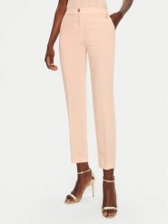 Marciano Guess Spodnie materiałowe 5RGB03 7115A Koralowy Slim Fit. Pomarańczowe spodnie materiałowe damskie Marciano Guess, z aplikacjami, z materiału. Za 359.99 zł.