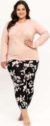 Taro PIŻAMA TARO 3255 KATE AW25 (kolor pudrowy beż, rozmiar XXL). Piżamy damskie Taro, xxl, bez wzorów, bez ramiączek. Za 185.14 zł.