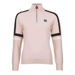 Bardzowy golf 1/2 zamek damski Peak Mountain Asta. Czerwone swetry damskie Peak Mountain, bez wzorów, sportowe, bez kołnierzyka, bez ramiączek, bez kaptura. W wyprzedaży za 278.00 zł.