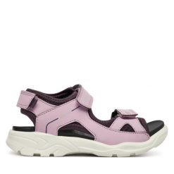 Sandały ECCO. Czerwone sandały dziewczęce ecco, bez zapięcia. Za 299.99 zł.