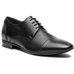Półbuty GINO ROSSI - Eliot MPV112-258-0026-9999-0 99/99. Czarne eleganckie półbuty Gino Rossi, ze skóry. W wyprzedaży za 199.00 zł.