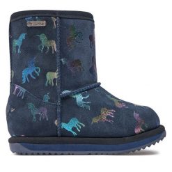 Śniegowce EMU Australia. Niebieskie śniegowce dziewczęce Emu Australia, bez zapięcia. Za 479.99 zł.