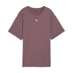 Damska koszulka na co dzień Puma ESS. Fioletowe t-shirty damskie Puma, bez wzorów, bez kołnierzyka. Za 170.50 zł.
