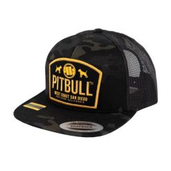 Czapka z daszkiem PitBull Mesh Dogs Flat Snapback Trucker Cap - 629011918900. Czarne czapki i kapelusze damskie PITBULL, z aplikacjami, z bawełny, eleganckie. Za 109.00 zł.