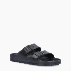 Buty Natural World Bios Eva czarne. Czarne eleganckie półbuty NATUR WORLD, z materiału, eleganckie, bez zapięcia. Za 164.00 zł.