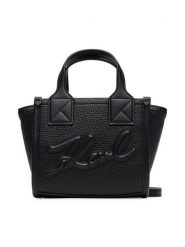 KARL LAGERFELD Torebka A3W30028 Czarny. Czarne torebki do ręki damskie KARL LAGERFELD, bez wzorów, ze skóry, bez dodatków. Za 619.99 zł.