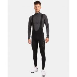 Męskie spodnie kolarskie Kilpi MOVI-M. Czarne buty sportowe męskie Kilpi, m, bez wzorów, rowerowe. Za 370.41 zł.