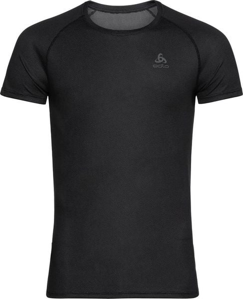 T-shirt Odlo Active F-Dry Light ECO MC. Czarne t-shirty męskie Odlo, s, bez wzorów, z materiału, klasyczne, bez kołnierzyka. Za 143.89 zł.