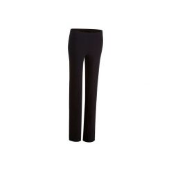 Legginsy Fit+ 500 Regular. Czarne legginsy sportowe damskie DOMYOS. W wyprzedaży za 19.99 zł.