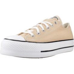 Buty CONVERSE CHUCK TAYLOR ALL STAR LIFT Pomarańczowy. Brązowe obuwie sportowe damskie Converse, bez wzorów, z tkaniny. Za 349.99 zł.