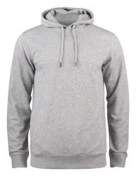 Clique Premium OC Hoody - bluza z kapturem z bawełny organicznej. Szare bluzy męskie CLIQUE, m, bez wzorów, z bawełny, z kapturem. Za 274.42 zł.