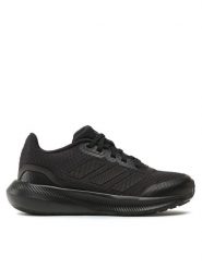 Adidas Buty do biegania RunFalcon 3 Sport Running Lace Shoes HP5842 Czarny. Czarne buty sportowe dziewczęce Adidas, bez wzorów, z meshu, bez zapięcia, do biegania. Za 129.99 zł.