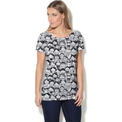 Colour Pleasure Koszulka CP-034 137 biało-czarna r. M/L. T-shirty damskie marki Colour Pleasure. Za 70.35 zł.