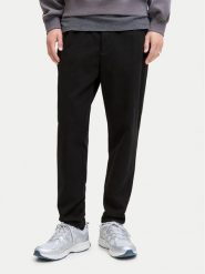 Jack & Jones Spodnie materiałowe Ace Neo 12282533 Czarny Tapered Fit. Czarne spodnie materiałowe męskie Jack & Jones, m, bez wzorów, z bawełny. Za 229.99 zł.