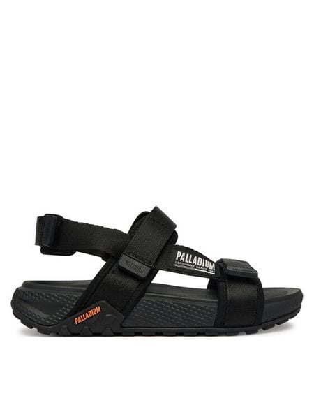 Palladium Sandały Offsandal Strap 94682-008-M Czarny. Czarne sandały damskie Palladium, bez wzorów, bez obcasa, na płaskiej podeszwie, bez zapięcia. Za 399.99 zł.