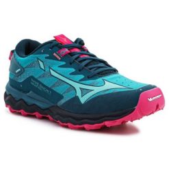 Buty Mizuno Wave Daichi 7 J1GK227132 wielokolorowe. Obuwie sportowe damskie bez wzorów, z gumy, do biegania, mizuno wave. Za 681.40 zł.