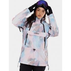 Anorak Damski Fundango Hooper ECO. Białe kurtki snowboardowe damskie Fundango, bez wzorów, z materiału, bez kaptura, narciarskie. Za 599.90 zł.