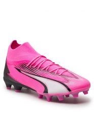 Puma Buty do piłki nożnej Ultra Pro Fg/Ag 10775001 01 Różowy. Czerwone buty sportowe męskie Puma, z materiału, bez zapięcia. Za 349.99 zł.