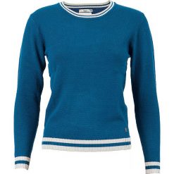 Sweter "The Way You Used To Do" w kolorze niebieskim. Niebieskie swetry damskie marki 4 Funky Flavours, bez wzorów, bez kołnierzyka, bez ramiączek. W wyprzedaży za 153.95 zł.