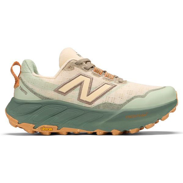 Buty damskie New Balance Fresh Foam X Hierro v9 WTHIERO9 – zielone. Zielone obuwie sportowe damskie New Balance, bez wzorów, z gumy, do biegania. Za 729.99 zł.