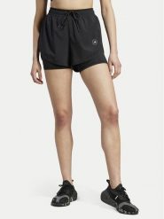 Adidas by Stella McCartney Szorty sportowe TruePurpose 2-in-1 IB6824 Czarny Regular Fit. Czarne szorty sportowe damskie adidas by Stella McCartney, xs, bez wzorów, z syntetyku, sportowe, na fitness i siłownię. Za 339.99 zł.