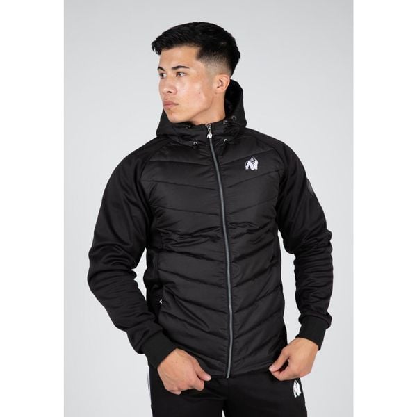 Kurtka męska Gorilla Wear Felton Jacket całosezonowa. Czarne kurtki męskie GORILLA WEAR, m, bez wzorów, bez kaptura. W wyprzedaży za 395.50 zł.