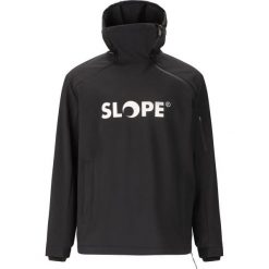Kurtka narciarska Slope Fletcher Softshell W-PRO 8000. Czarne kurtki snowboardowe męskie SLOPE, s, bez wzorów, z materiału, długie, bez kaptura, narciarskie. Za 387.00 zł.
