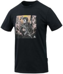 Helikon-Tex T-shirt DA SKELETON - Cotton - Black. Czarne t-shirty męskie HELIKON-TEX, m, bez wzorów, bez kołnierzyka. Za 119.53 zł.