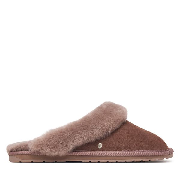 Kapcie EMU Australia. Brązowe kapcie damskie Emu Australia, bez wzorów. Za 344.99 zł.