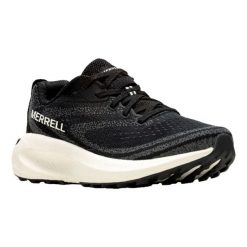 Buty sportowe Merrell Morphlite czarne damskie. Czarne obuwie sportowe damskie Merrell, bez wzorów, z materiału, do biegania. Za 467.90 zł.