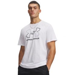 Under Armour GL FOUNDATION UPDATE SS Koszulka męska. Białe koszulki sportowe męskie Under Armour, l, bez wzorów, z bawełny, bez kołnierzyka, bez ramiączek. Za 83.99 zł.