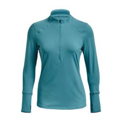 Bluza do biegania damska Under Armour Qualifier Run 2.0 Half Zip. Niebieskie bluzy sportowe damskie Under Armour, m, bez wzorów, bez kaptura, do biegania. W wyprzedaży za 254.45 zł.