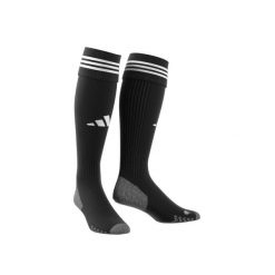Getry piłkarskie Adidas AdiSocks 23. Białe legginsy sportowe męskie OLYMPIQUE LYONNAIS, bez wzorów, z bawełny, do piłki nożnej. Za 68.50 zł.